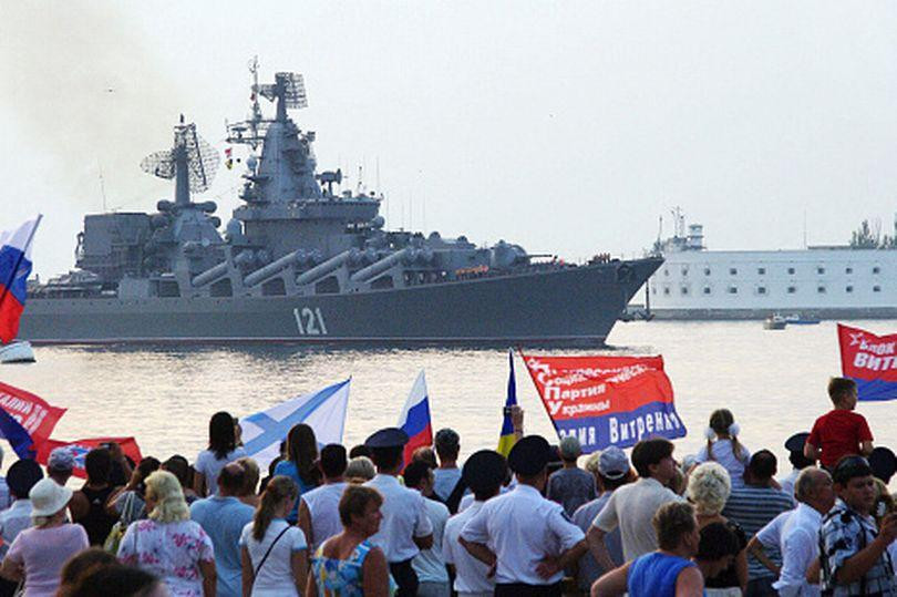 Tuần dương hạm tên lửa Moskva được coi là niềm tự hào của Hạm đội Biển Đen. (Ảnh: CNN) Tuần dương hạm tên lửa Moskva được coi là niềm tự hào của Hạm đội Biển Đen. (Ảnh: CNN)