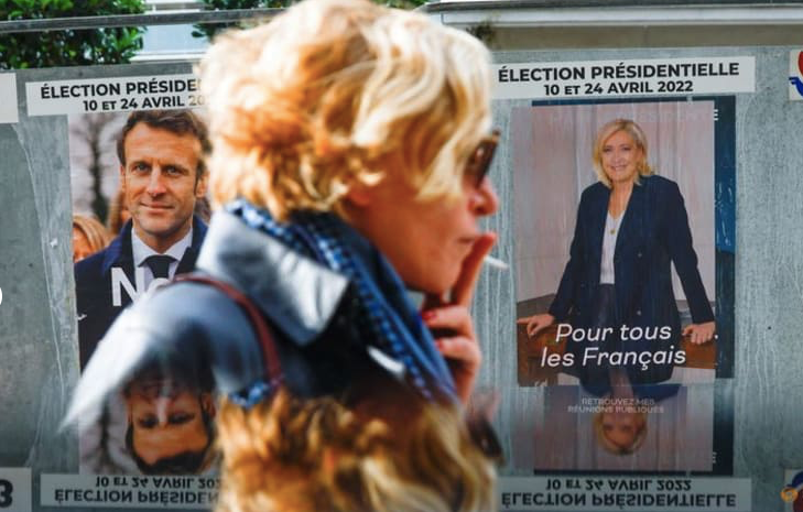 Hơn 10% cử tri Pháp vẫn chưa quyết định sẽ bầu cho ông Macron hay bà Le Pen. (Ảnh: Reuters)