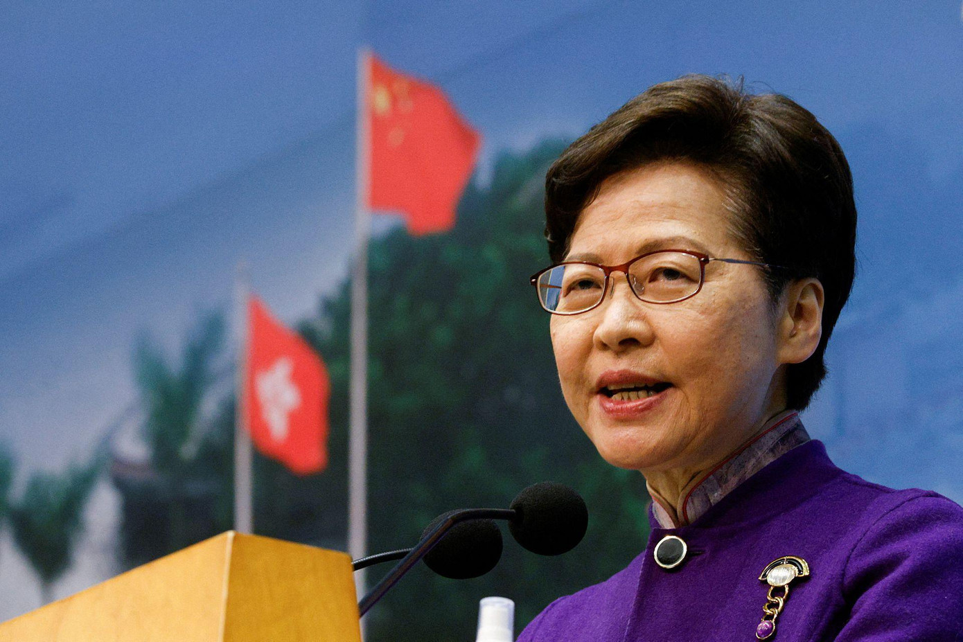 Trưởng đặc khu Hong Kong Carrie Lam. (Ảnh: Reuters) Trưởng đặc khu Hong Kong Carrie Lam. (Ảnh: Reuters)