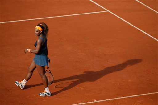 Serena Williams dạo bước vào trận chung kết Roland Garros mà gần như không mất một giọt mồ hôi. Serena Williams dạo bước vào trận chung kết Roland Garros mà gần như không mất một giọt mồ hôi