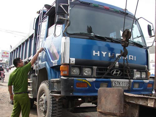 Chiếc xe gây tai nạn