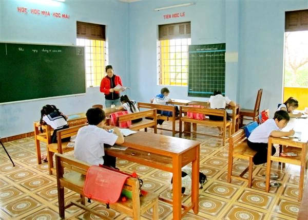 Lớp học của cô giáo Bùi Thị Nhung