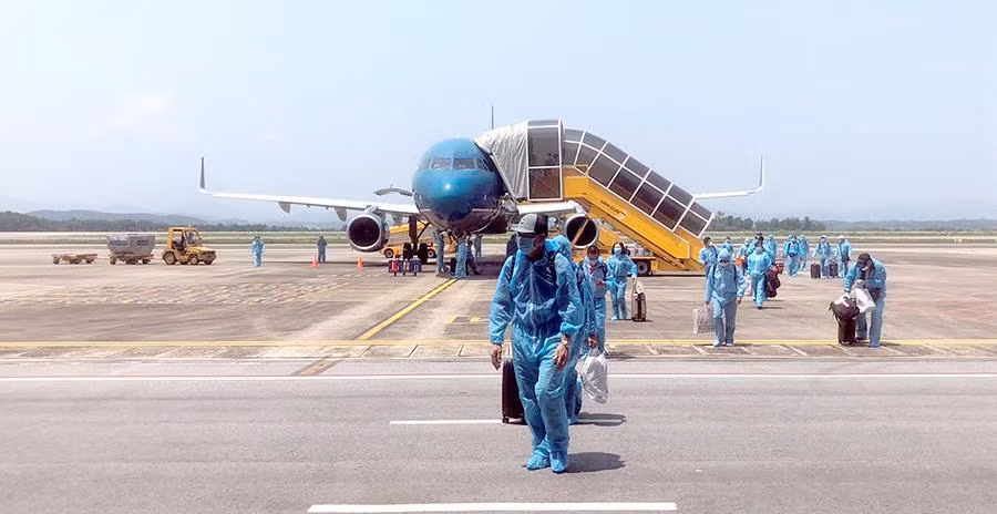 Công dân Việt Nam về nước. Ảnh minh họa.
