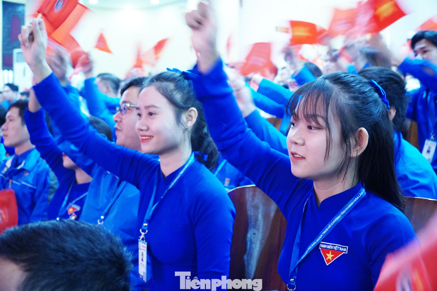 "Với khẩu hiệu "Tuổi trẻ Khánh Hòa: Khát Vọng - Bản Lĩnh - Đoàn Kết - Sáng Tạo - Cống Hiến", nhiệm vụ xuyên suốt trong nhiệm kỳ tới đó là xây dựng thế hệ trẻ Khánh Hòa có lý tưởng cách mạng; Đạo đức, lối sống văn hoá; Lòng yêu nước, tự hào dân tộc; Có bản lĩnh, hoài bão, khát vọng cống hiến, vươn lên; Phát hiện, bồi dưỡng lớp thanh niên tiên tiến, bản lĩnh, trí tuệ, năng lực hội nhập quốc tế, đồng thời, quan tâm chăm lo các nhóm thanh niên yếu thế, thiếu cơ hội phát triển". "Với khẩu hiệu "Tuổi trẻ Khánh Hòa: Khát Vọng - Bản Lĩnh - Đoàn Kết - Sáng Tạo - Cống Hiến", nhiệm vụ xuyên suốt trong nhiệm kỳ tới đó là xây dựng thế hệ trẻ Khánh Hòa có lý tưởng cách mạng; Đạo đức, lối sống văn hoá; Lòng yêu nước, tự hào dân tộc; Có bản lĩnh, hoài bão, khát vọng cống hiến, vươn lên; Phát hiện, bồi dưỡng lớp thanh niên tiên tiến, bản lĩnh, trí tuệ, năng lực hội nhập quốc tế, đồng thời, quan tâm chăm lo các nhóm thanh niên yếu thế, thiếu cơ hội phát triển".