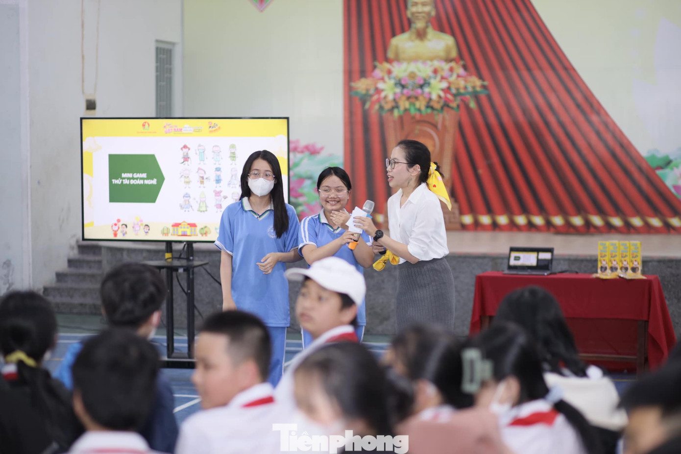 Hội đồng Đội T.Ư cũng tổ chức tư vấn, hướng nghiệp cho 400 học sinh lớp 8, lớp 9 trên địa bàn