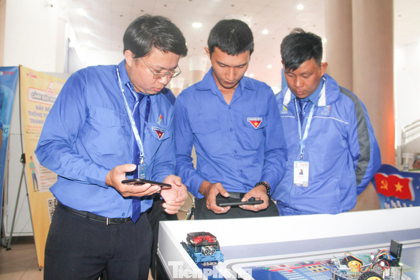 Bên cạnh đó, trong không gian Đại hội cũng giới thiệu các sáng tạo công nghệ thanh thiếu nhi, công nghệ của các startup trên địa bàn.