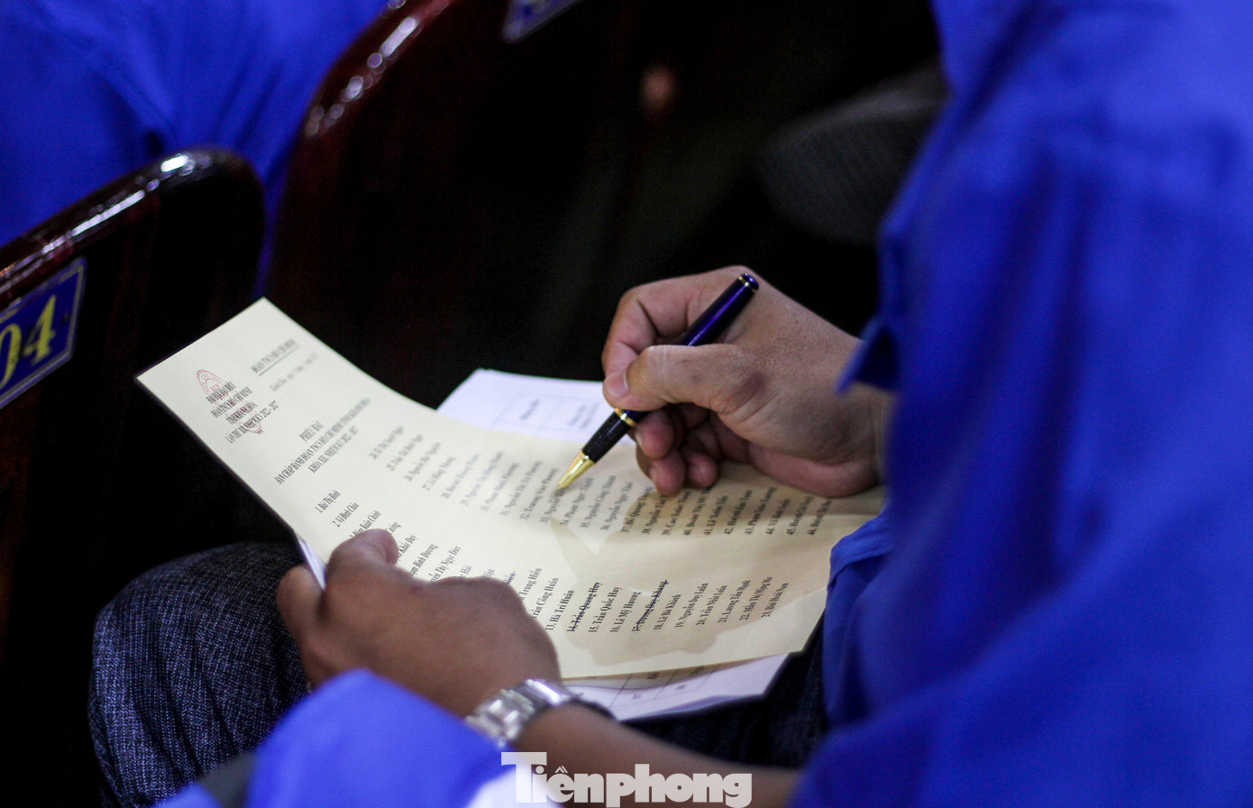 Theo thông tin từ Ban Kiểm phiếu, số lượng đại biểu được triệu tập tại Đại hội là 293.