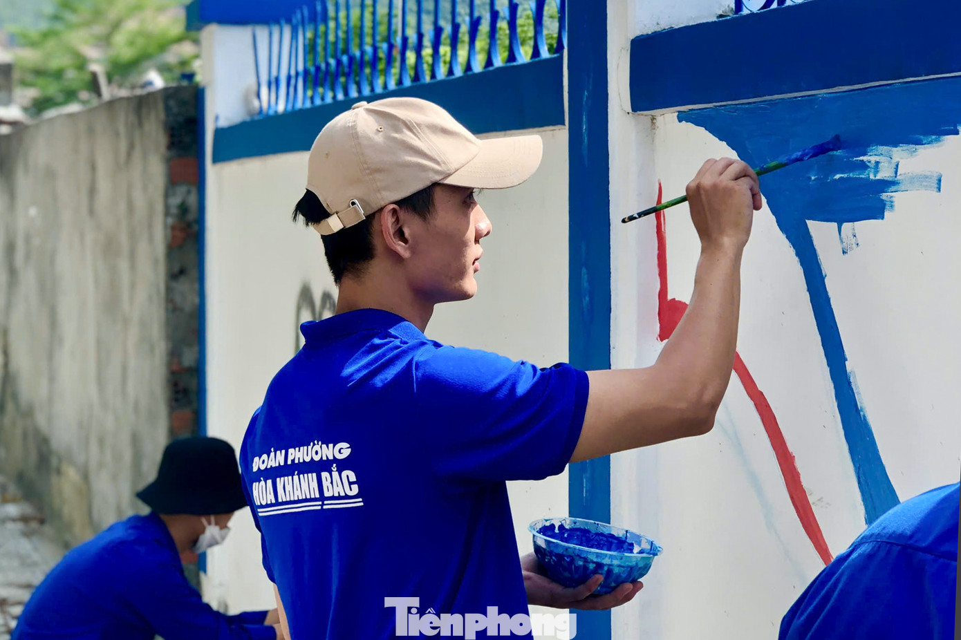 Đội hình Thanh niên phản ứng nhanh do anh Nhật thành lập luôn xung kích trong các tình huống khẩn cấp như dịch bệnh, thiên tai...