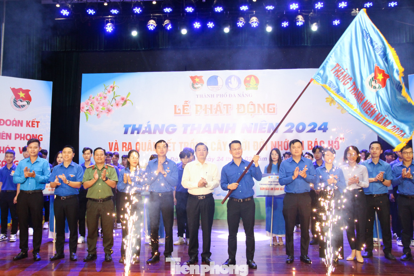 Hơn 1.000 ĐVTN Đà Nẵng tham gia lễ phát động Tháng Thanh niên năm 2024. Ảnh: Giang Thanh
