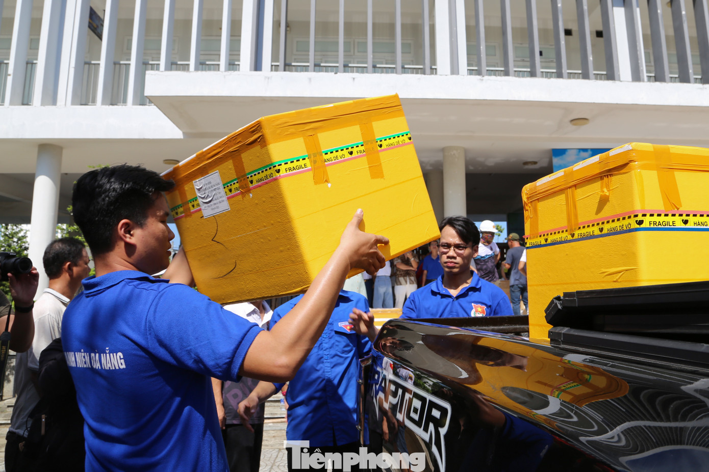 Sau 2 ngày phát động, Hội Doanh nhân trẻ TP. Đà Nẵng đã kêu gọi được 400 triệu đồng.