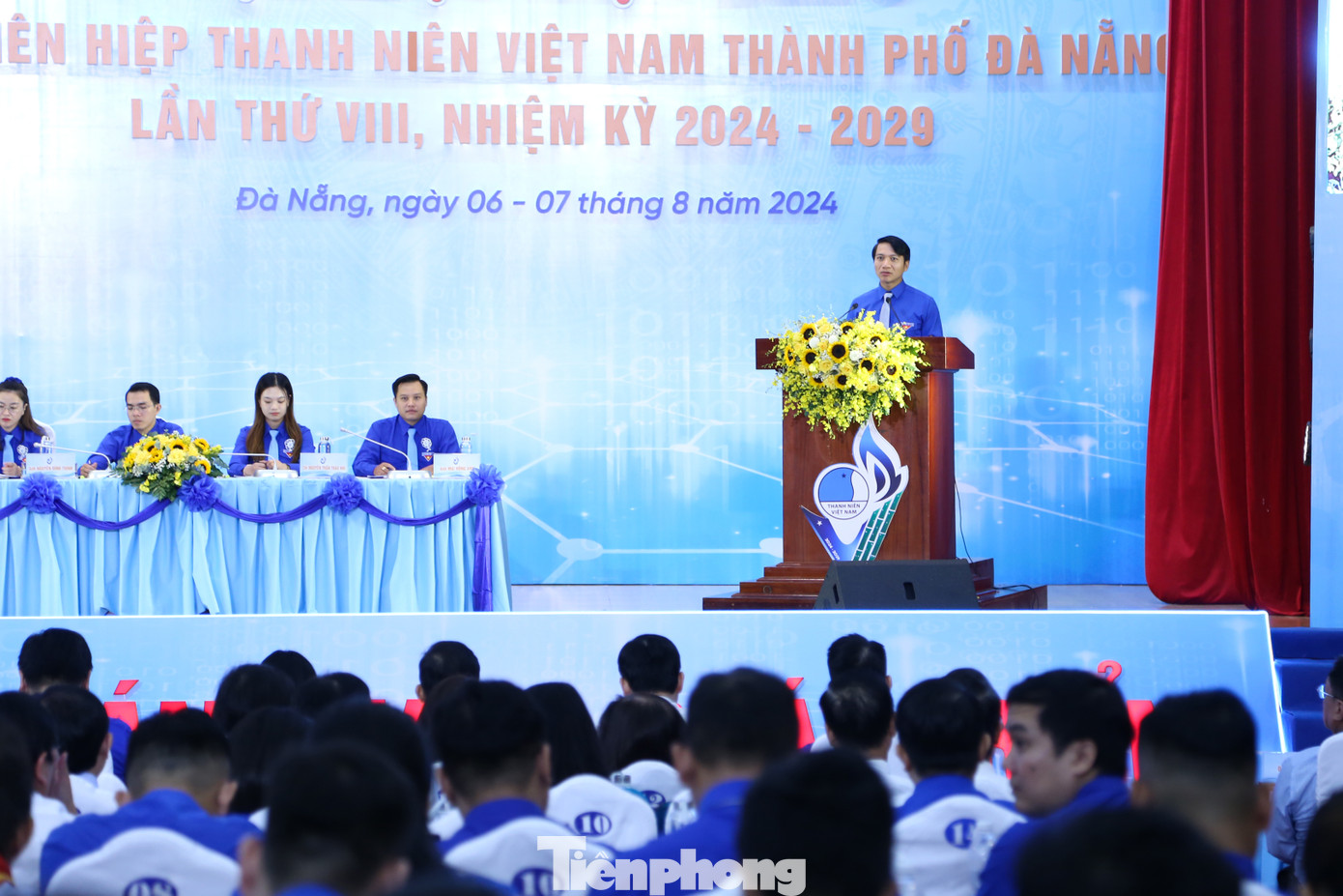 Anh Lương đề nghị các cấp bộ Hội trên địa bàn cần có giải pháp nâng cao năng lực số và tận dụng tối đa chuyển đổi số trong thiết kế, tổ chức các hoạt động cho thanh niên. Ảnh: Giang Thanh