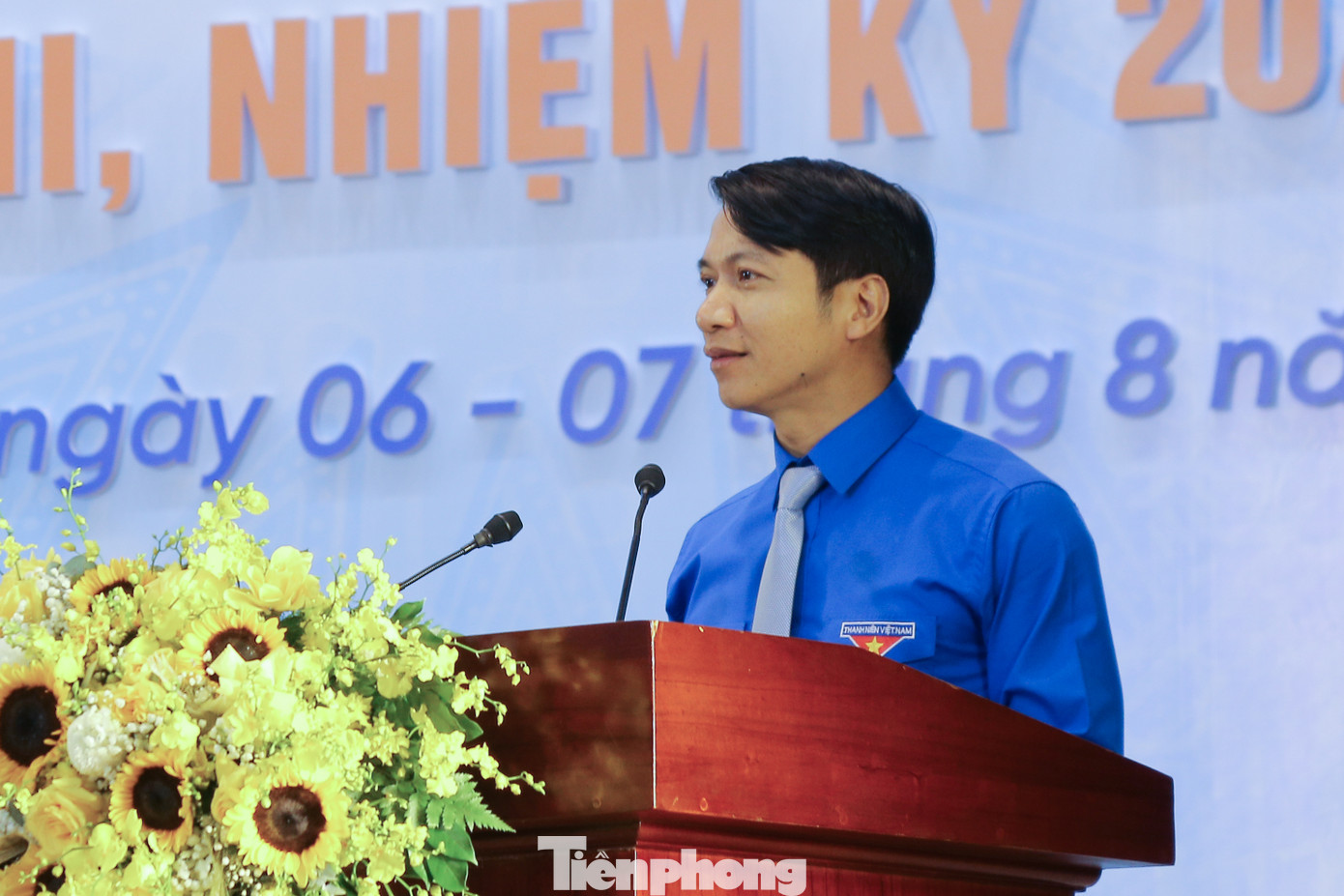 Anh Nguyễn Ngọc Lương gợi mở nhiều nội dung, vấn đề trong nhiệm kỳ mới của Hội LHTN TP. Đà Nẵng. Ảnh: Duy Quốc