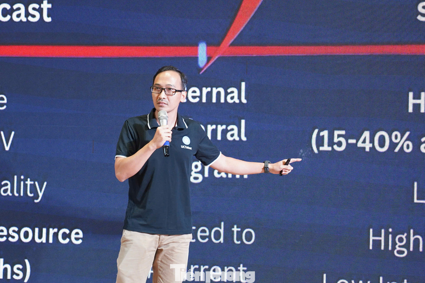 Founder Nguyễn Ngọc Dương trình bày dự án ở Vòng chung kết cuộc thi Founder Nguyễn Ngọc Dương trình bày dự án ở Vòng chung kết cuộc thi