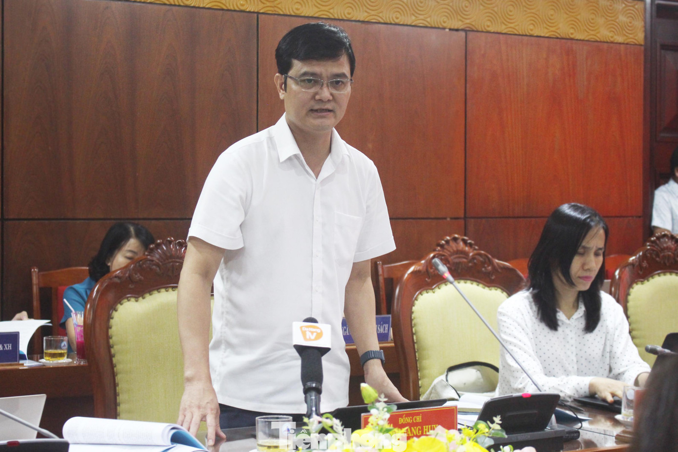 Bí thư Thường trực TƯ Đoàn phát biểu tại cuộc làm việc