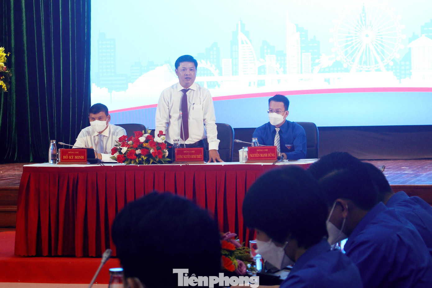 Phó Bí thư thường trực Thành ủy Đà Nẵng Lương Nguyễn Minh Triết chủ trì diễn đàn Đối thoại tháng Ba với đoàn viên thanh niên