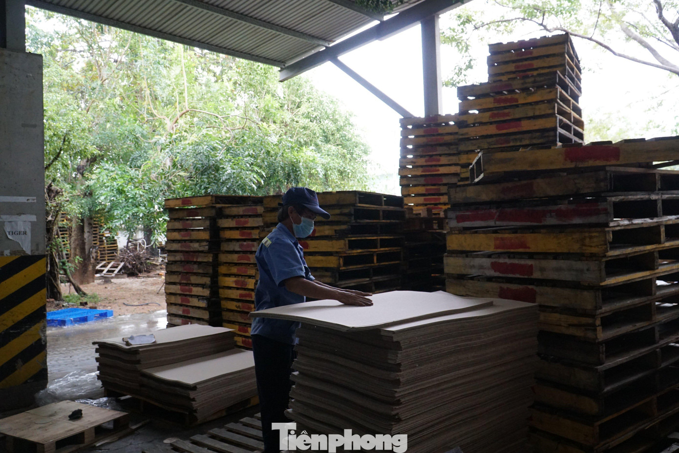 Ông Nguyễn Xuân Sơn - Giám đốc Công ty TNHH Sản xuất, kinh doanh, xuất nhập khẩu Hương Quế - cho hay, đêm qua, nước lên nhanh khiến công nhân không kịp trở tay, hàng ngàn sản phẩm thành phẩm cũng như nguyên liệu sản xuất bị ngập, ướt.