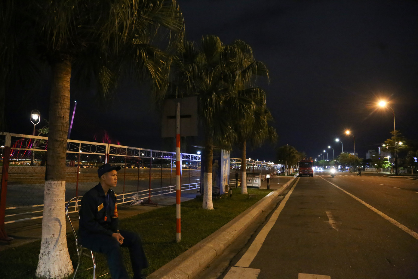 Điểm bắn pháo hoa ở quận Hải Châu được hoàn thiện, có lực lượng quân sự và PCCC túc trực. Ảnh: Giang Thanh Điểm bắn pháo hoa ở quận Hải Châu được hoàn thiện, có lực lượng quân sự và PCCC túc trực. Ảnh: Giang Thanh