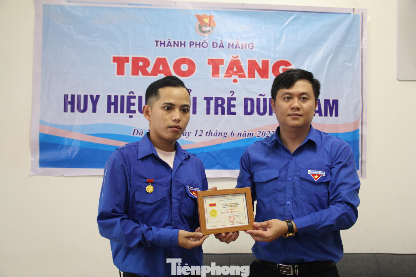 Đây là danh hiệu cao quý của Trung ương Đoàn dành cho những tấm gương thanh niên dũng cảm. Ảnh Giang Thanh Đây là danh hiệu cao quý của Trung ương Đoàn dành cho những tấm gương thanh niên dũng cảm. Ảnh Giang Thanh