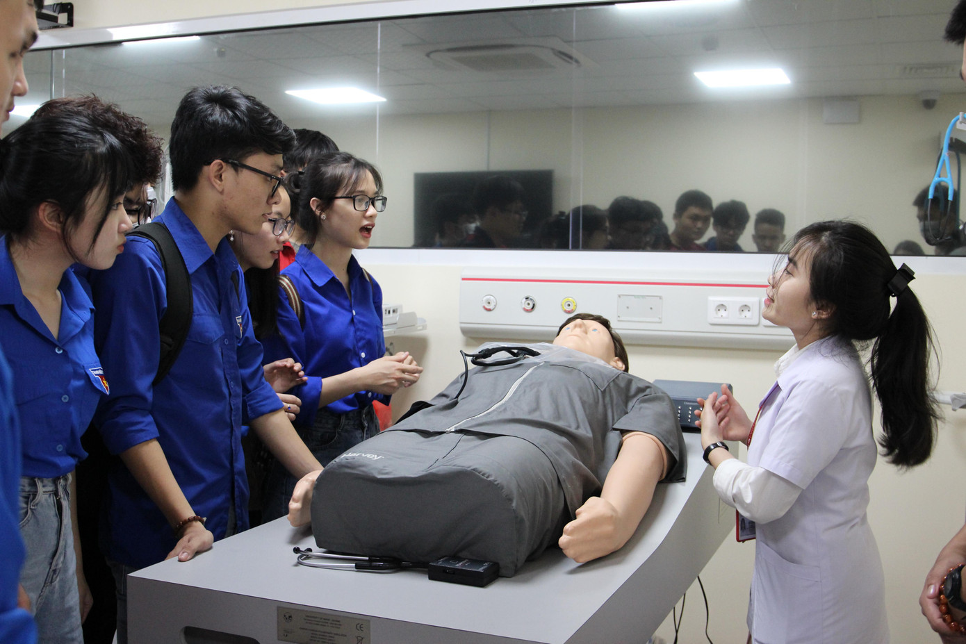 Hành trình sẽ kéo dài đến ngày 15/4, dự kiến thu hút sự tham gia của khoảng 200 học sinh THPT trên địa bàn. Ảnh: Giang Thanh