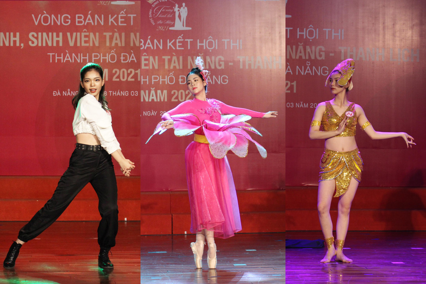 Kết thúc Vòng Bán kết, 14 thí sinh đơn nữ và 6 cặp thí sinh nam nữ có kết quả cao nhất sẽ được lựa chọn vào Vòng Chung kết Hội thi diễn ra vào ngày 10/4. Ảnh: Giang Thanh