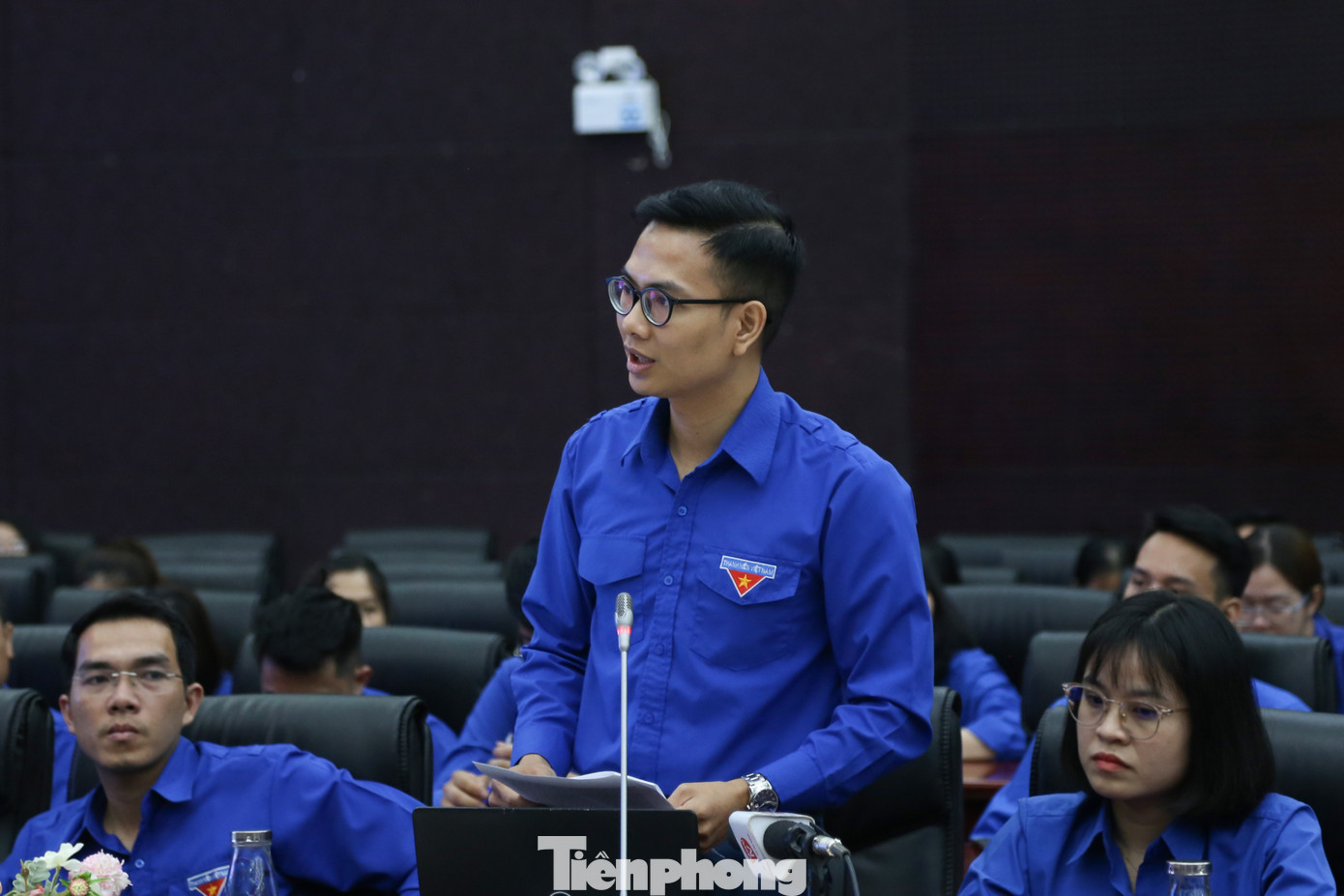 Anh Nguyễn Thành Đạt - Bí thư Đoàn ĐH Đà Nẵng đề xuất nhân rộng mô hình chủ trương gắn các mã QR hoặc một bản tóm tắt tiểu sử tại các cột tên đường