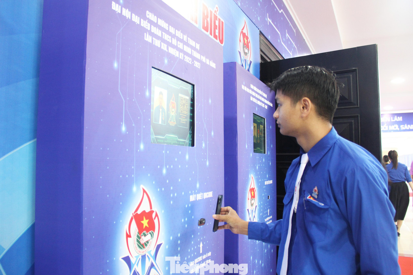 Với nhiều ứng dụng về công nghệ thông tin, Đại hội tạo thuận lợi cho đại biểu và BTC trong công tác tổ chức. Ảnh: Giang Thanh Với nhiều ứng dụng về công nghệ thông tin, Đại hội tạo thuận lợi cho đại biểu và BTC trong công tác tổ chức. Ảnh: Giang Thanh