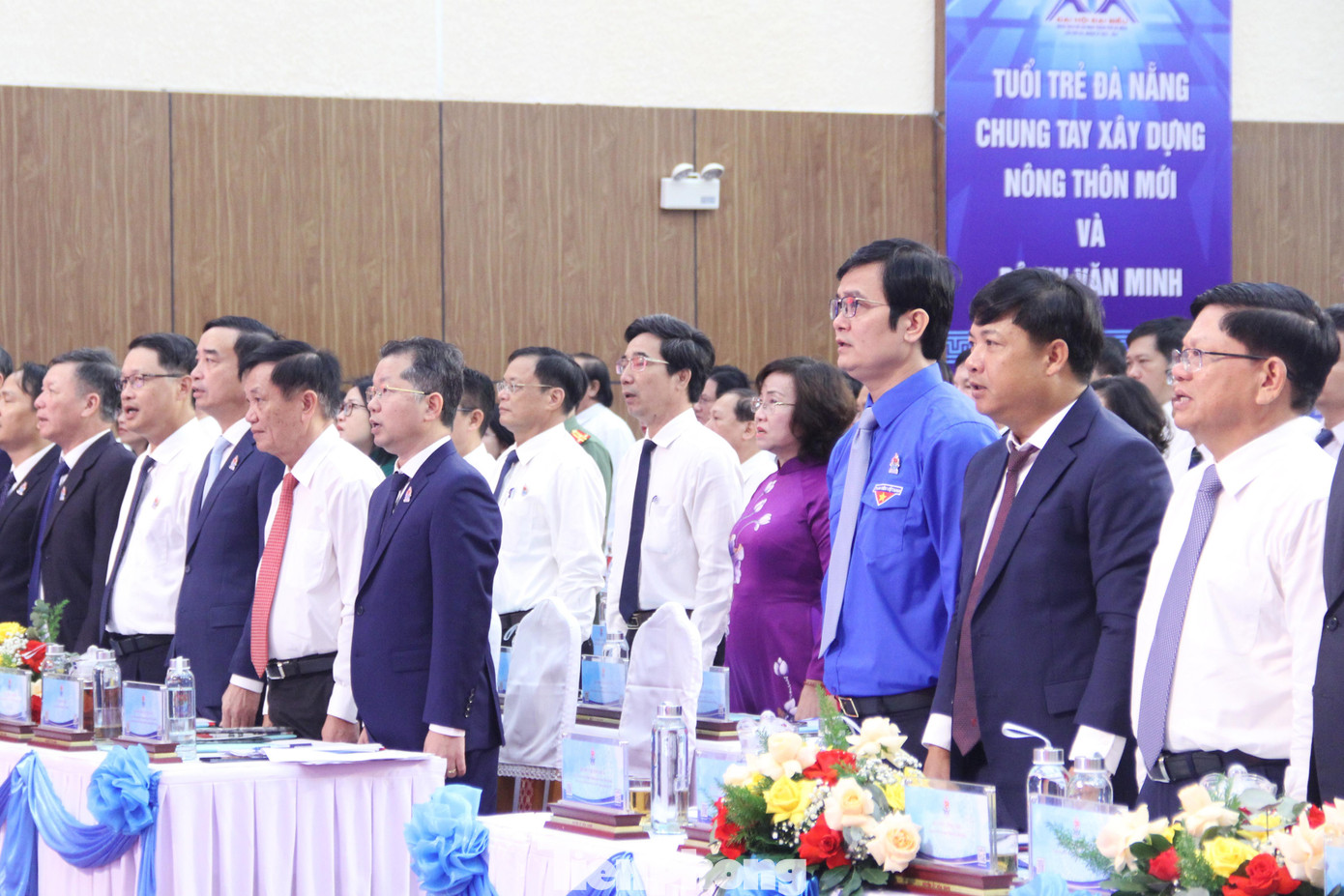 Dự và chỉ đạo Đại hội có ông Nguyễn Văn Quảng, Ủy viên TƯ Đảng, Bí thư Thành ủy Đà Nẵng; anh Bùi Quang Huy, Ủy viên dự khuyết TƯ Đảng, Bí thư thứ Nhất TƯ Đoàn. Ảnh: Giang Thanh Dự và chỉ đạo Đại hội có ông Nguyễn Văn Quảng, Ủy viên TƯ Đảng, Bí thư Thành ủy Đà Nẵng; anh Bùi Quang Huy, Ủy viên dự khuyết TƯ Đảng, Bí thư thứ Nhất TƯ Đoàn. Ảnh: Giang Thanh