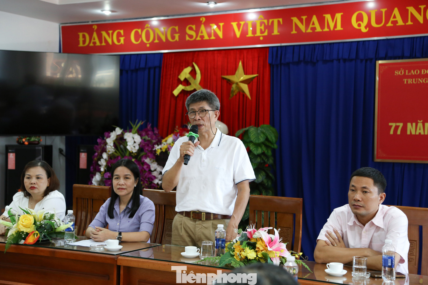 Nhà báo Trần Tuấn chia sẻ về ý nghĩa của hoạt động tri ân người có công do báo Tiền Phong phối hợp với Công ty CP Him Lam tổ chức trên cả nước