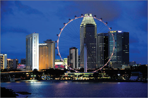 Công viên sư tử biển Đu quay "khổng lồ" Singapore Flyer Đập nước Marina Barage Bên bờ sông Singapore Khách sạn Marina Bay Sands Bên trong khách sạn Marina Bay Sands