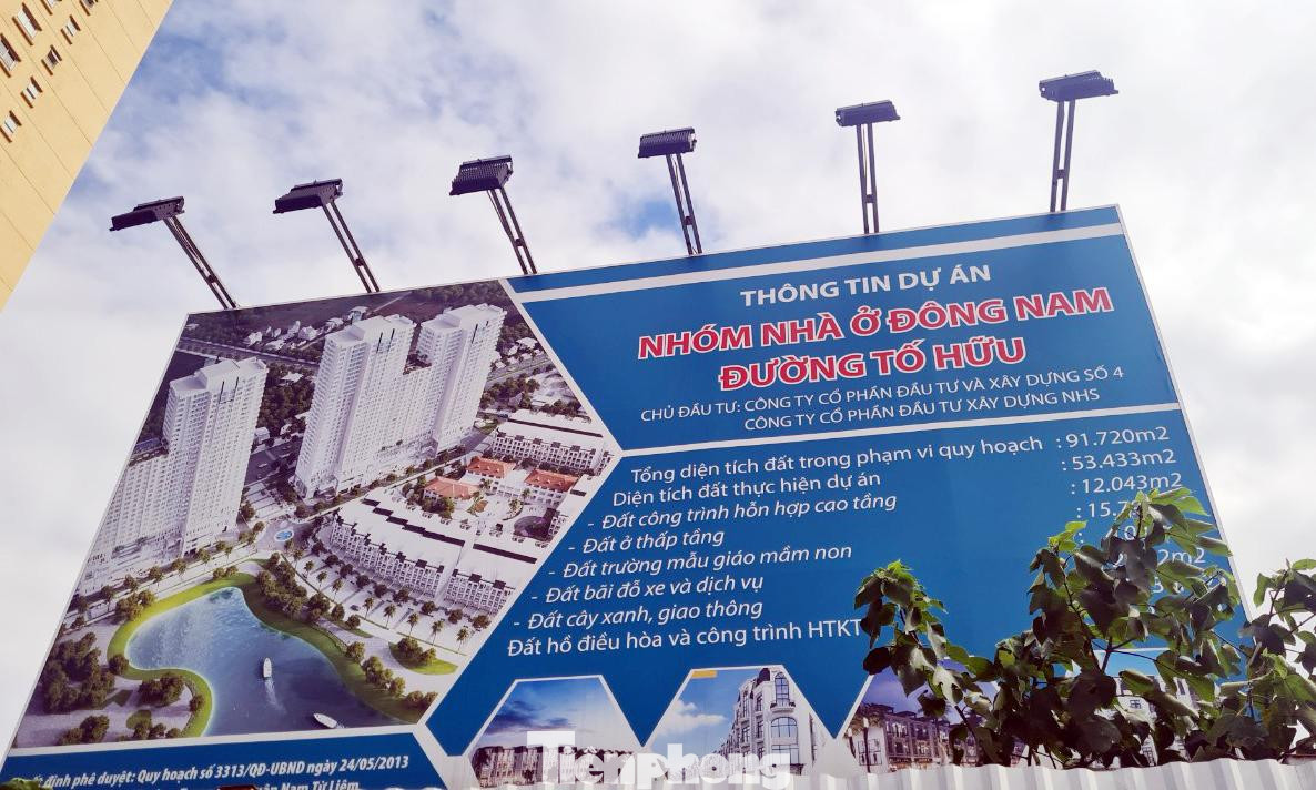 Dự án NHS Trung Văn xây dựng trên ô đất HH-02A có diện tích 2.726 m2, thuộc dự án nhóm nhà ở Đông Nam đường Tố Hữu.