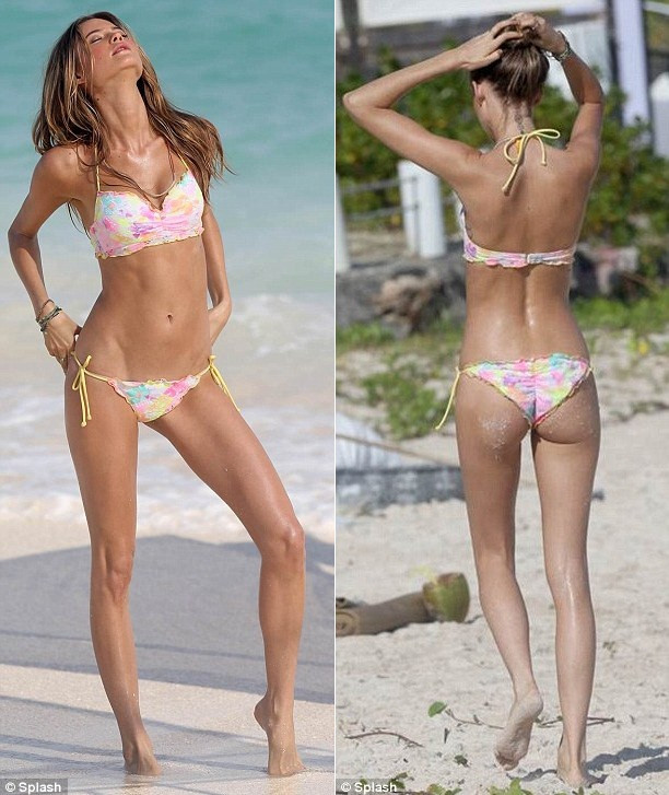 Behati khoe dáng chuẩn với bikini gợi cảm