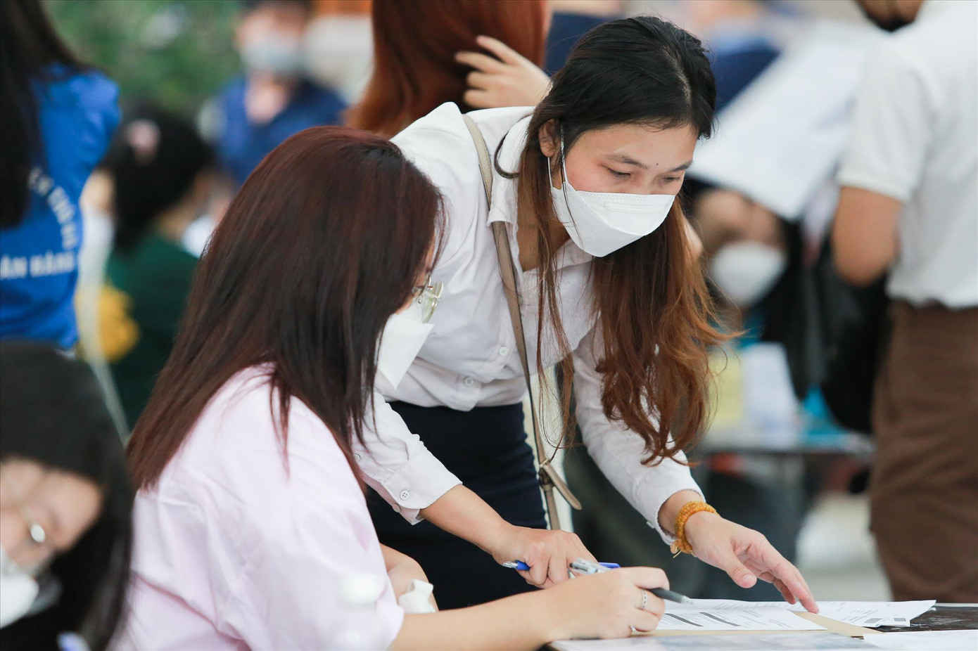 Tuyển sinh ĐH hướng tới ngày càng gọn nhẹ. Ảnh: Châu Linh Tuyển sinh ĐH hướng tới ngày càng gọn nhẹ. Ảnh: Châu Linh