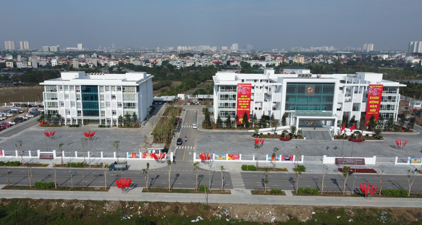 Huyện Gia Lâm hoàn thành các điều kiện để lên quận. Ảnh: trọng đảng