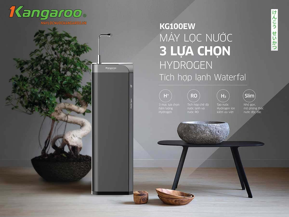 Máy lọc nước Hydrogen độc quyền công nghệ của Kangaroo Máy lọc nước Hydrogen độc quyền công nghệ của Kangaroo