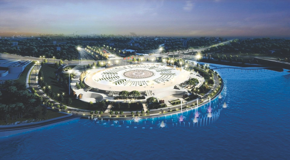 Phối cảnh Quảng trường trung tâm TP Gia Nghĩa