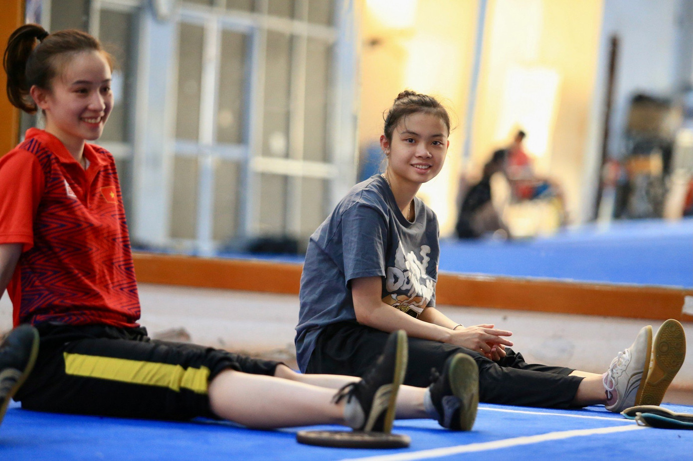 Lực lượng đội Wushu có sự thay đổi khi VĐV kỳ cựu Phạm Quốc Khánh giải nghệ, Trần Thị Minh Huyền và Đặng Tiểu Bình nghỉ. Nguyễn Lệ Chi sẽ thay Minh Huyền ở nội dung Thái cực quyền, Thái cực kiếm. Lực lượng đội Wushu có sự thay đổi khi VĐV kỳ cựu Phạm Quốc Khánh giải nghệ, Trần Thị Minh Huyền và Đặng Tiểu Bình nghỉ. Nguyễn Lệ Chi sẽ thay Minh Huyền ở nội dung Thái cực quyền, Thái cực kiếm.