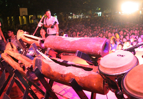 Bộ trống gỗ gồm 4 người chơi