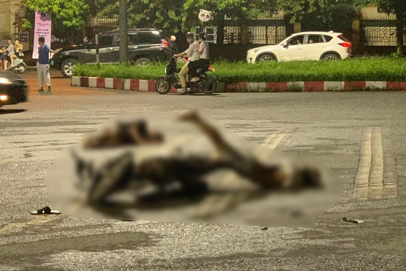 Hiện trường vụ tai nạn. Ảnh: CTV. Hiện trường vụ tai nạn. Ảnh: CTV.