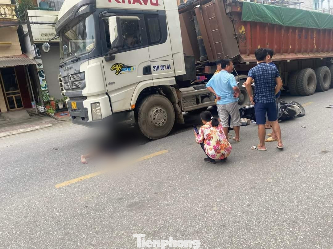 Hiện trường vụ tai nạn.