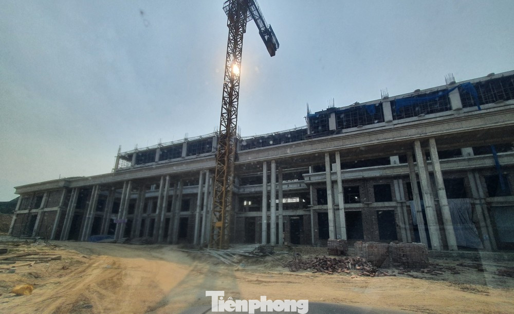 Dự án khu hành chính mới thị xã Sa Pa. Ảnh: Hân Nguyễn. Dự án khu hành chính mới thị xã Sa Pa. Ảnh: Hân Nguyễn.