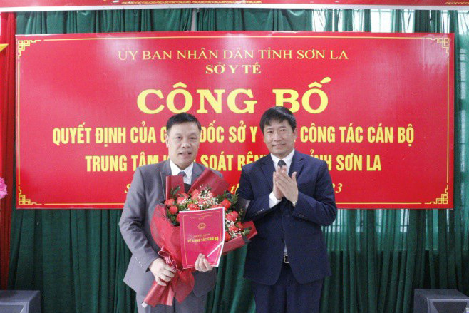 Tân Giám đốc TTKSBT tỉnh Sơn La Lê Hồng Trường. Ảnh: Cổng TTTT Sơn La. Tân Giám đốc TTKSBT tỉnh Sơn La Lê Hồng Trường. Ảnh: Cổng TTTT Sơn La.