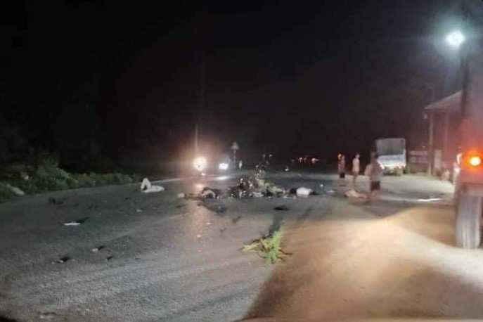 Hiện trường vụ tai nạn. Ảnh: NDCC. Hiện trường vụ tai nạn. Ảnh: NDCC.