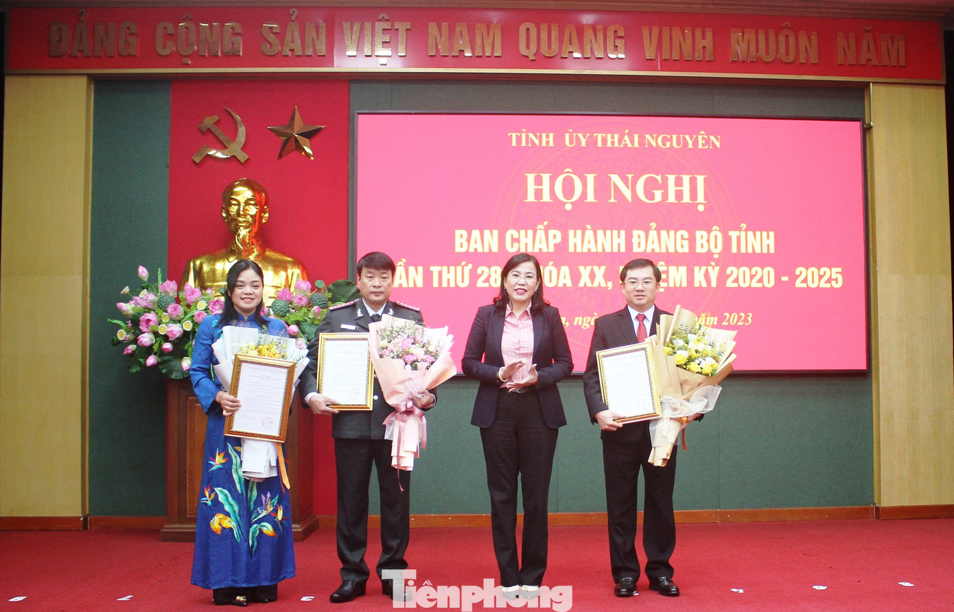 Bí thư Tỉnh ủy Thái Nguyên trao quyết định chỉ định cho 3 đồng chí tham gia Ban Chấp hành Đảng bộ tỉnh, nhiệm kỳ 2020 - 2025. Bí thư Tỉnh ủy Thái Nguyên trao quyết định chỉ định cho 3 đồng chí tham gia Ban Chấp hành Đảng bộ tỉnh, nhiệm kỳ 2020 - 2025.