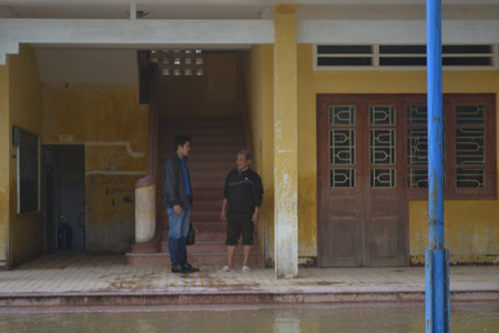 Đìu hiu trường lớp. ảnh Việt Hương