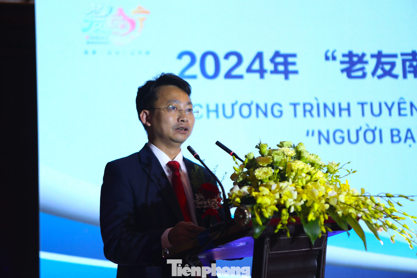 Phó Giám đốc Sở Du lịch Hà Nội Trần Trung Hiếu phát biểu khai mạc hội nghị.