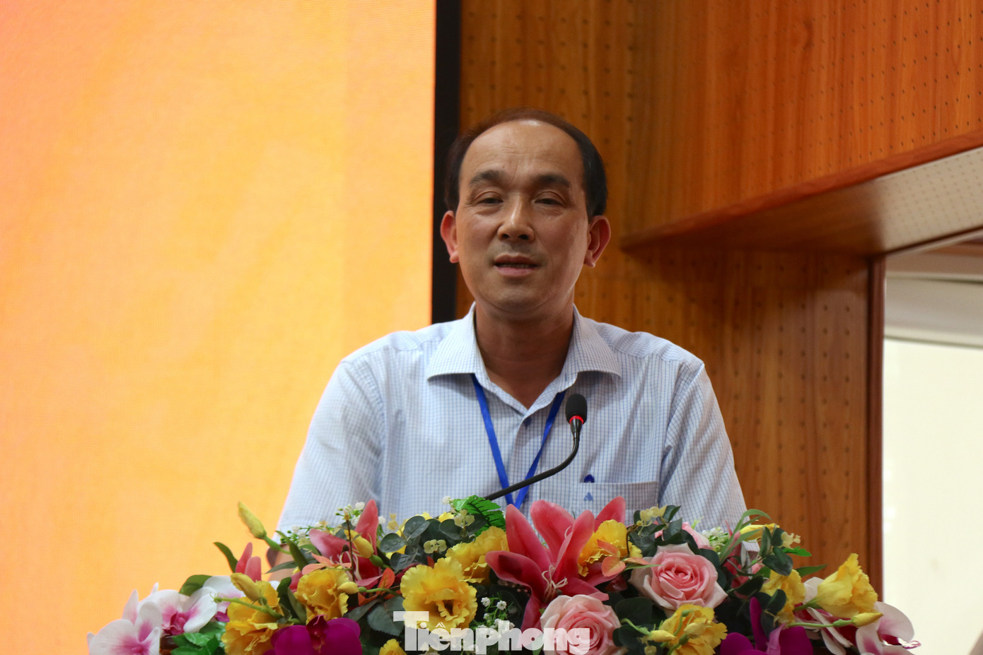 Phó Giám đốc Sở Lao động - Thương binh và Xã Hội Hà Nội phát biểu khai mạc hội nghị. Phó Giám đốc Sở Lao động - Thương binh và Xã Hội Hà Nội phát biểu khai mạc hội nghị.