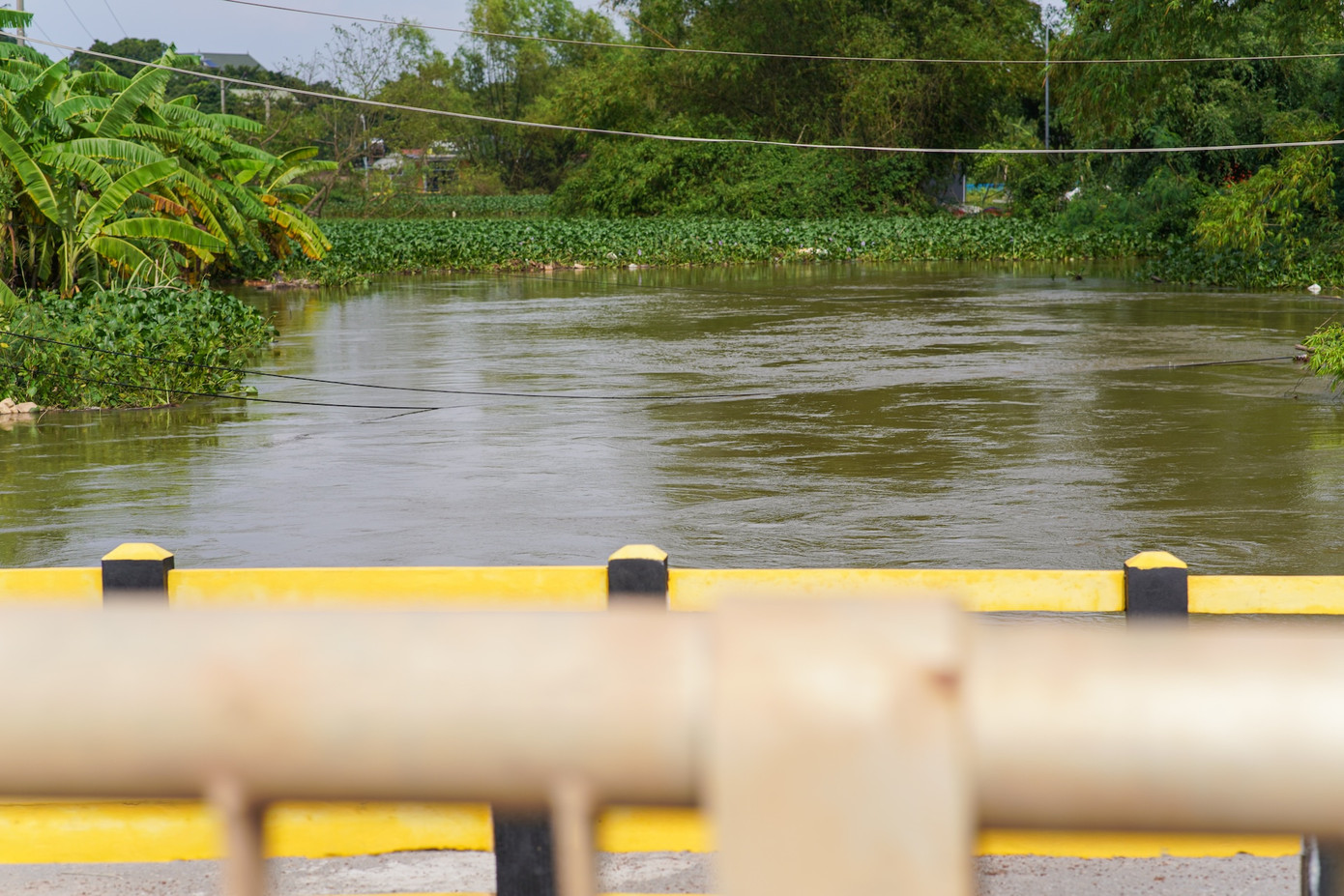 Tại huyện Ba Vì, do ảnh hưởng của mưa lũ, trên địa bàn huyện mực nước trên Sông Tích và các kênh tiêu, trục tiêu chính đều ở mức rất cao, nhất là với hệ thống kênh tiêu Cổ Đô - Vạn Thắng cơ bản mực nước bằng hoặc cao hơn bờ kênh tiêu, có đoạn kênh bị ngập, tràn bờ từ 15 - 35 cm (Vật Lại, Cổ Đô, Đồng Thái...).