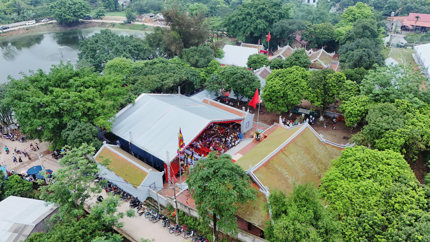 Đình Ngọc Nhị thay đổi diện mạo mới sau tôn tạo. Đình Ngọc Nhị thay đổi diện mạo mới sau tôn tạo.