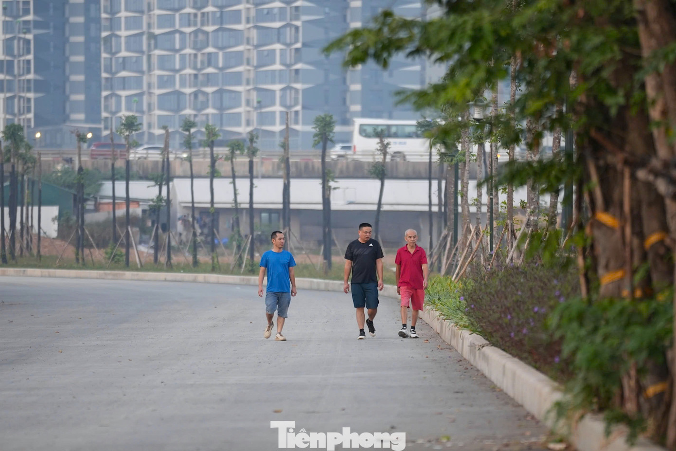 Đoạn giao cắt Đại lộ Thăng Long đến phố Đại Linh (phường Mễ Trì) gần như đã hoàn thiện. Đoạn đường này có chiều dài khoảng 1km đã được lát đá vỉa hè, thảm nhựa mặt đường, trồng cây xanh và hệ thống đèn chiếu sáng.