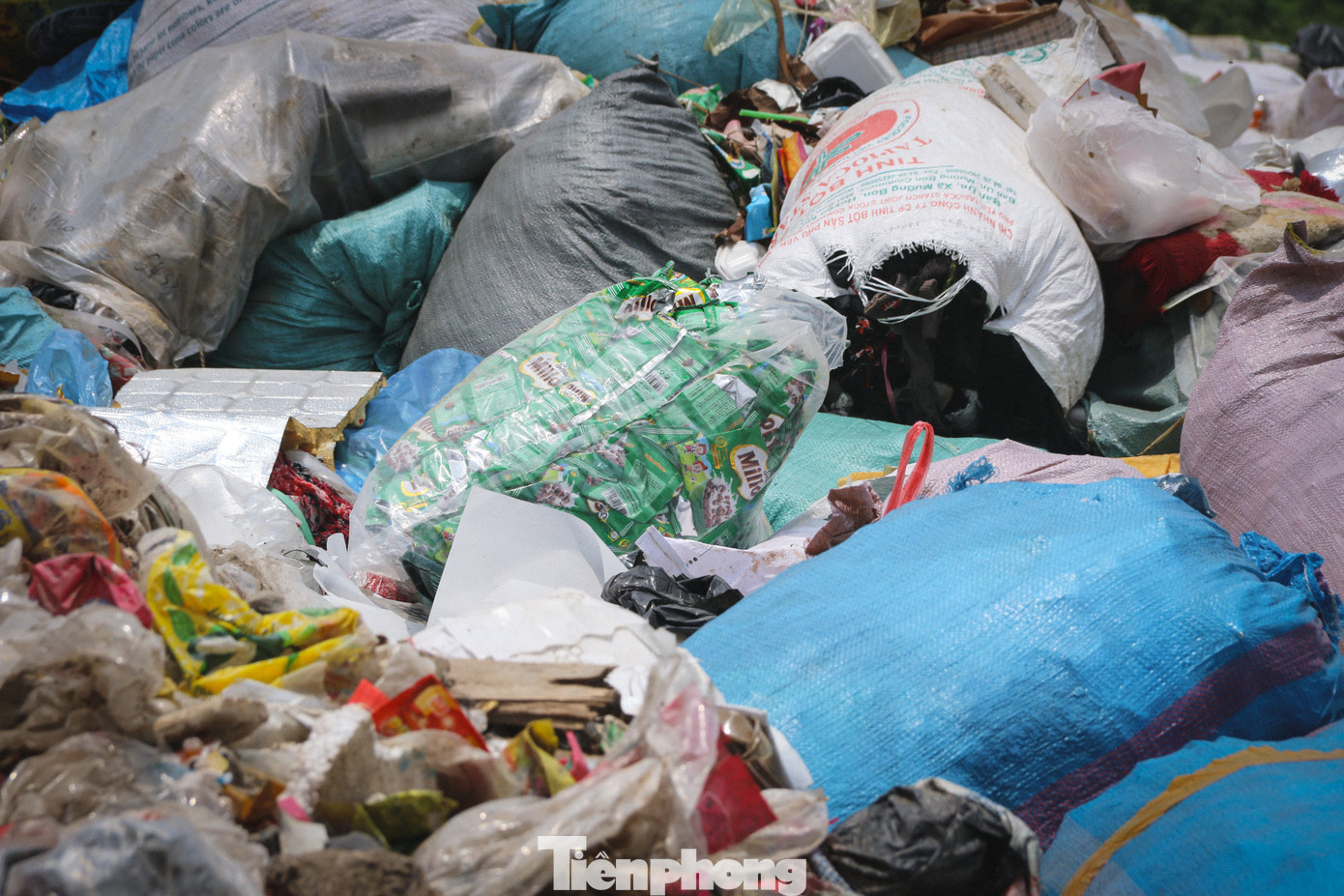 Đa số hàng hóa bị đổ tại bãi rác này có bao bì tiếng nước ngoài, không có nhãn phụ tiếng Việt theo quy định của pháp luật. Nhiều sản phẩm có bao bì nhái lại các thương hiệu bánh kẹo nổi tiếng trong nước.